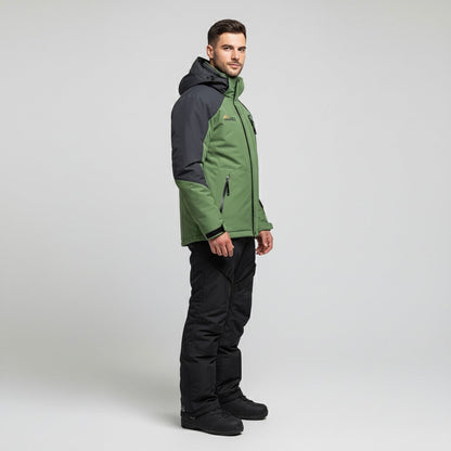 Completo Sci Uomo Giacca e Pantaloni Impermeabili