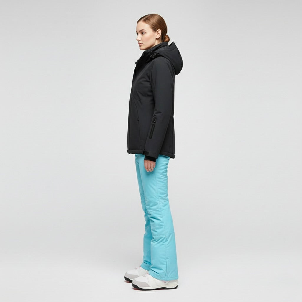 Completo Sci Donna Giacca e Pantaloni Impermeabili