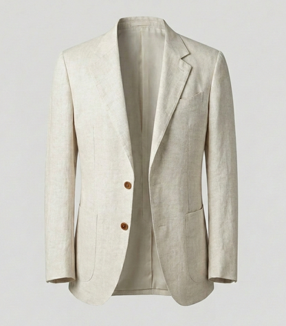 Completo Uomo in Lino Pantaloni Elegante Taglio Classico