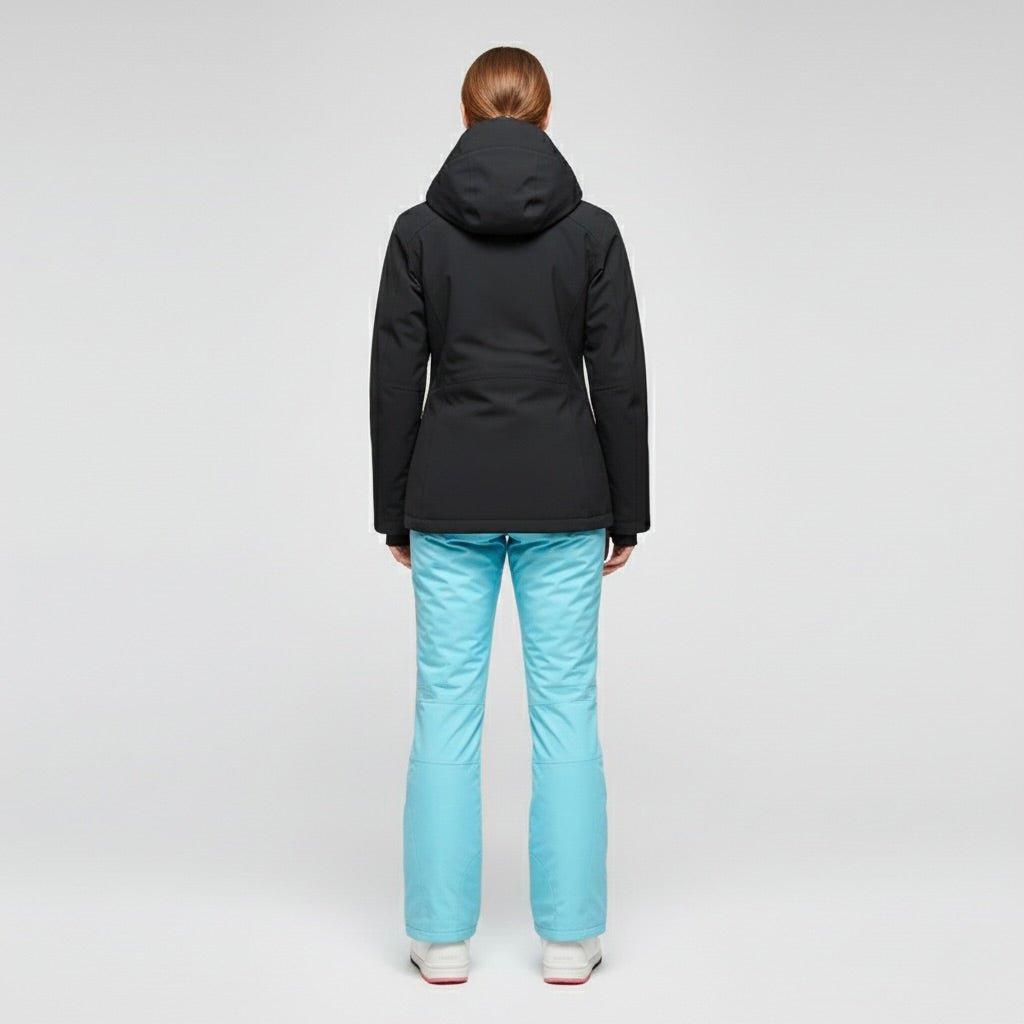 Completo Sci Donna Giacca e Pantaloni Impermeabili