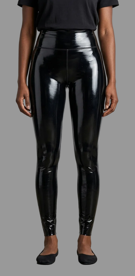 Leggings Donna Vita Alta Tessuto Elasticizzato Slim Fit - Brentozzi