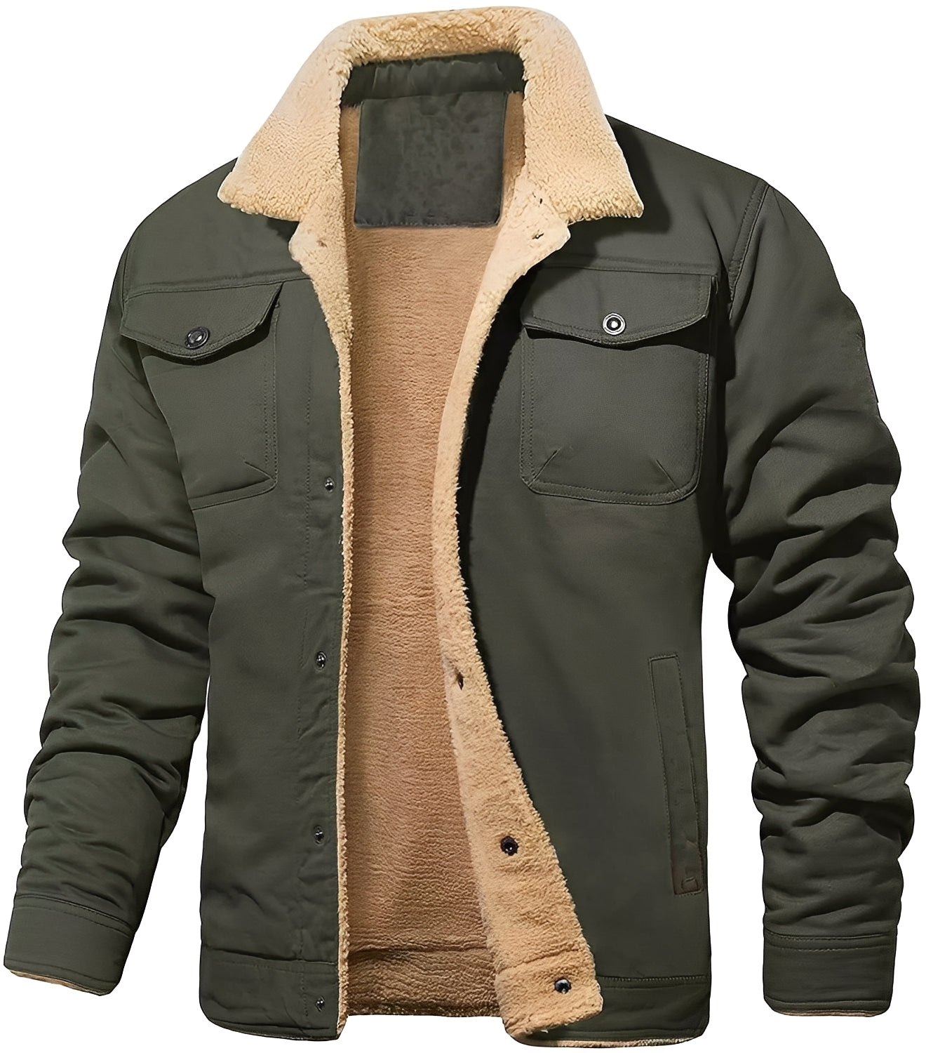 Giacca Bomber Leggera Con Fodera Per Uomo | Naxter Verde