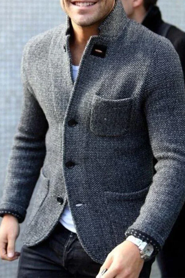 Giacca Uomo in Lana Maglia Vestibilità Classica - Vesarelli