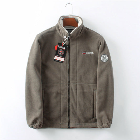 Giacca Uomo in Pile con Zip Frontale Regular Fit - Vesarelli
