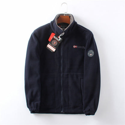 Giacca in Pile con Zip da Uomo | Aurelio Blu Navy