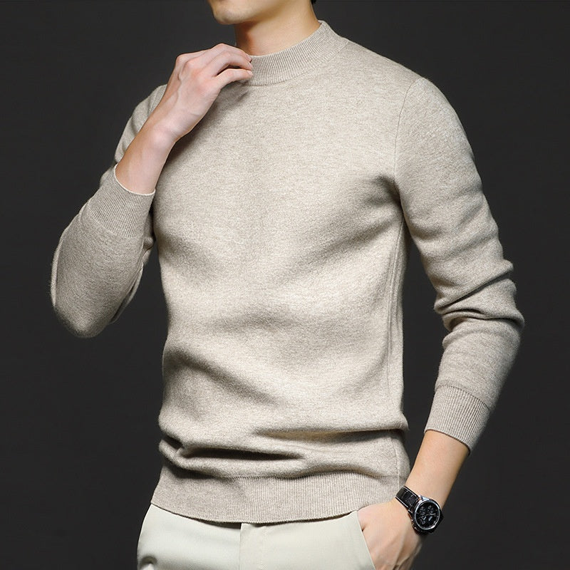 Maglione Uomo in Maglia Vestibilità Comoda Linee Semplici