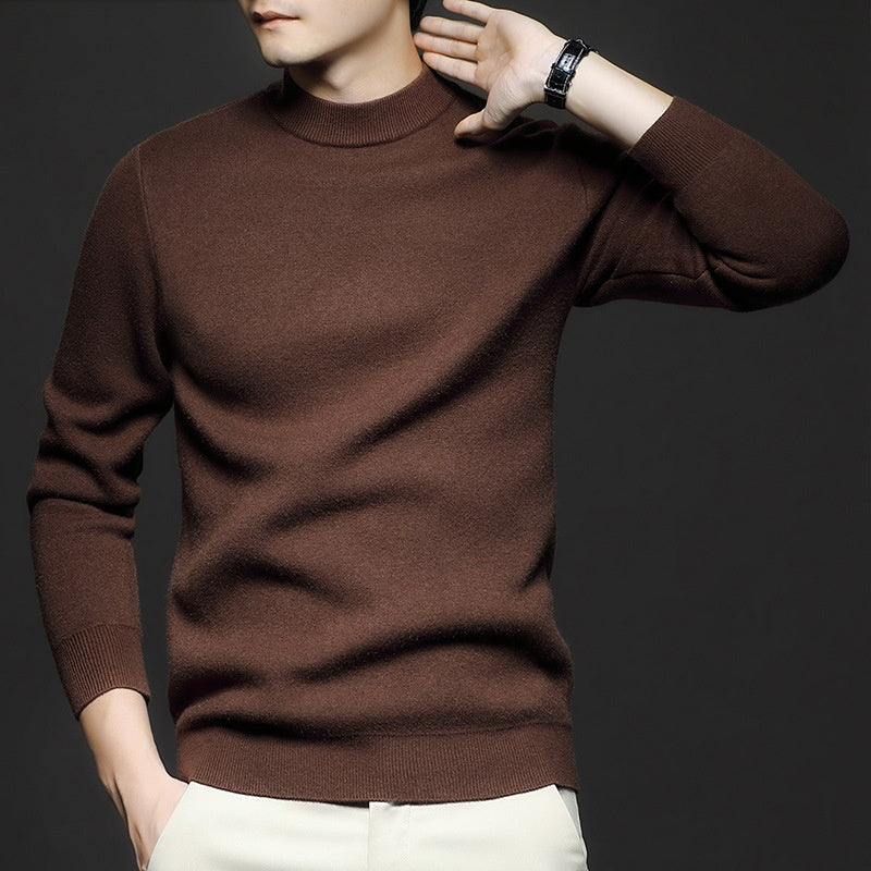 Maglione Uomo in Maglia Vestibilità Comoda Linee Semplici