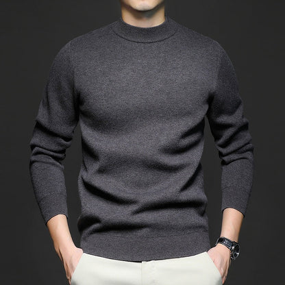 Maglione Uomo in Maglia Vestibilità Comoda Linee Semplici