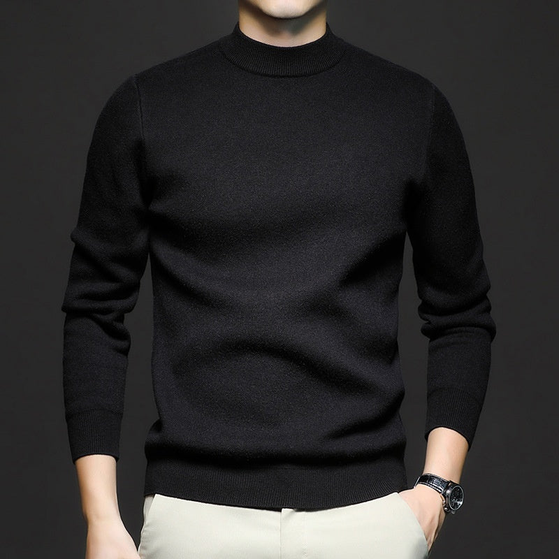 Maglione Uomo in Maglia Vestibilità Comoda Linee Semplici