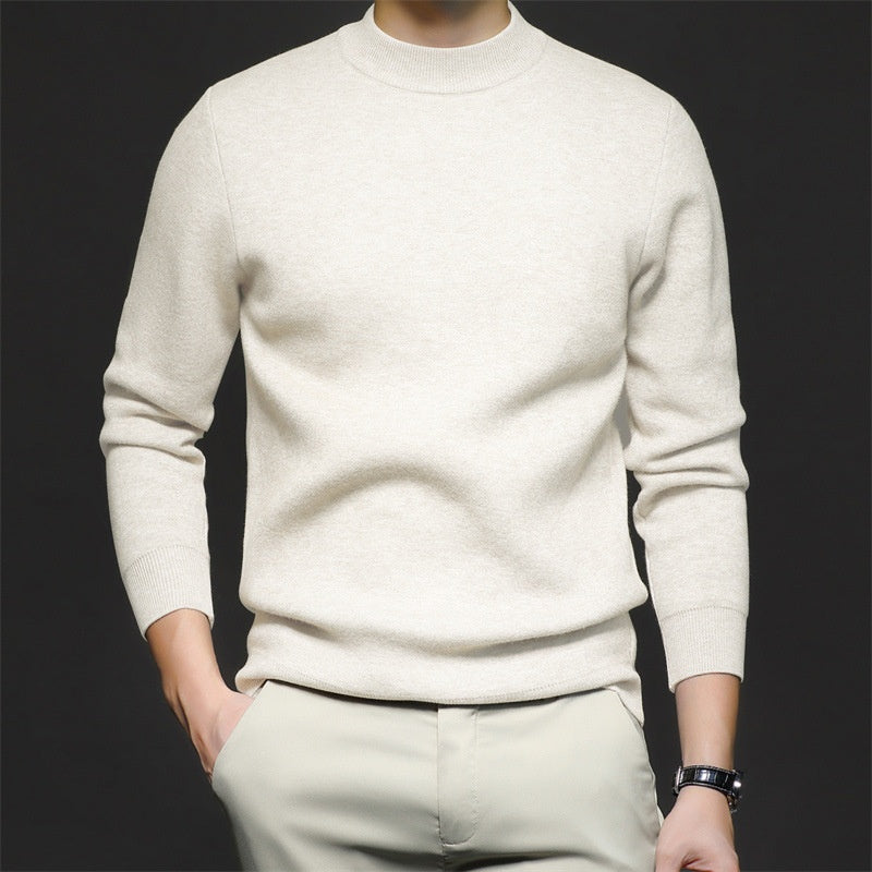 Maglione Uomo in Maglia Vestibilità Comoda Linee Semplici