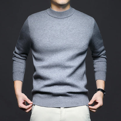 Maglione Uomo in Maglia Vestibilità Comoda Linee Semplici