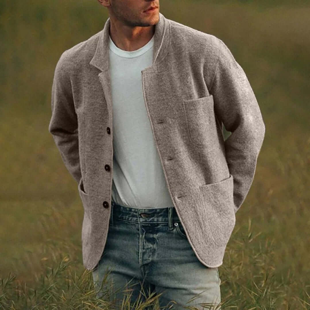 Giacca Uomo con Tasche Multiple Stile Casual e Elegante - Brentozzi