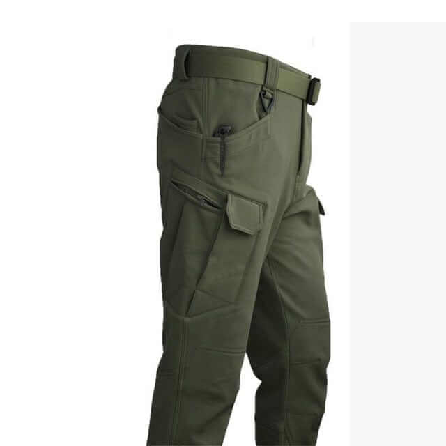 Completo Uomo Softshell Giacca e Pantaloni Cargo Outdoor Autunno