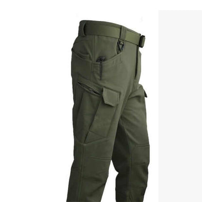 Completo Uomo Softshell Giacca e Pantaloni Cargo Outdoor Autunno