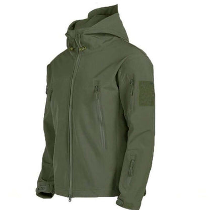 Completo Uomo Softshell Giacca e Pantaloni Cargo Outdoor Autunno