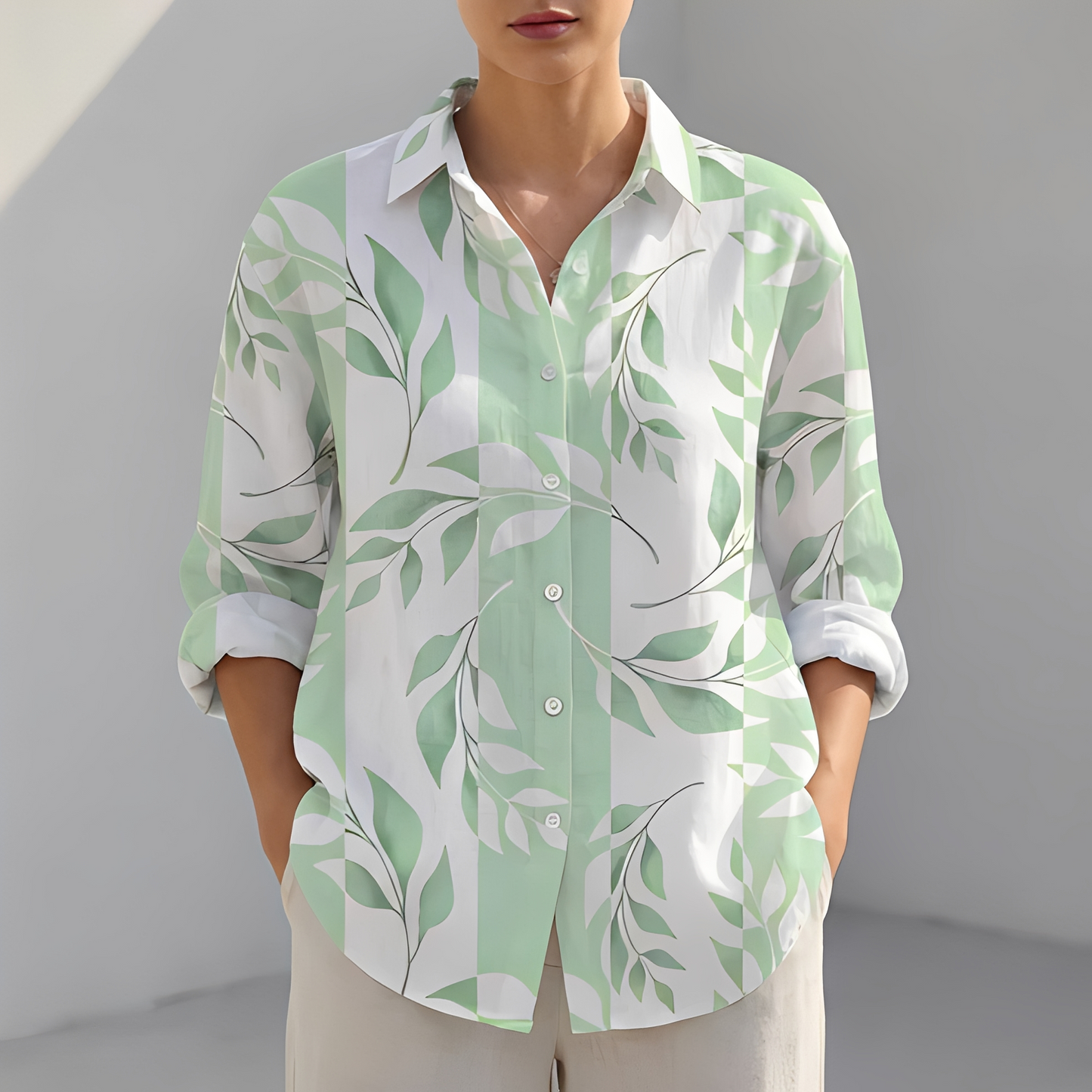 Camicia Donna Estiva Moda Casual Morbida