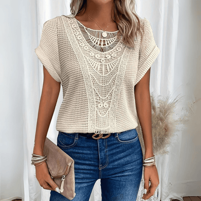 Donna Boho Manica Corta Estate - Brentozzi