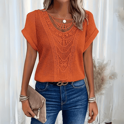 Donna Boho Manica Corta Estate