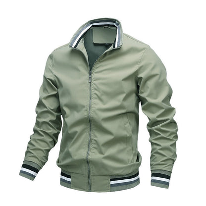 Giacca Bomber Uomo Stile Classico Vestibilità Regular