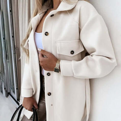 Giacca Donna Vintage Casual Calda Vestibilità Ampia