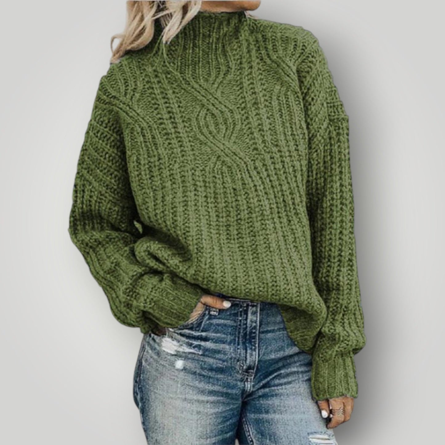 Maglione Donna in Maglia Caldo Stile Moderno Invernale
