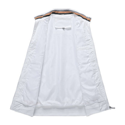 Giacca Bomber Uomo Stile Classico Vestibilità Regular