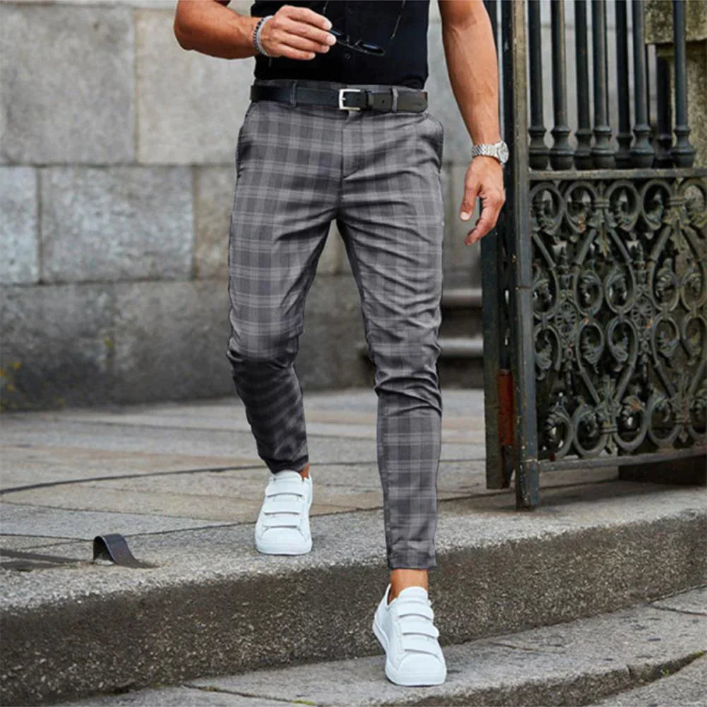 Pantaloni Chino Uomo Classici Vestibilità Regolare