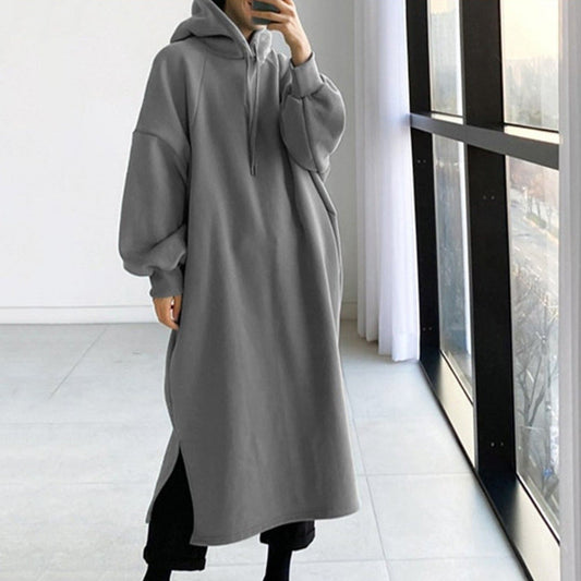 Maglione Donna con Cappuccio e Manica Lunga Caldo Stile - Brentozzi