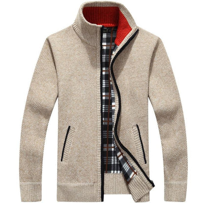 Cardigan Uomo Corto con Zip