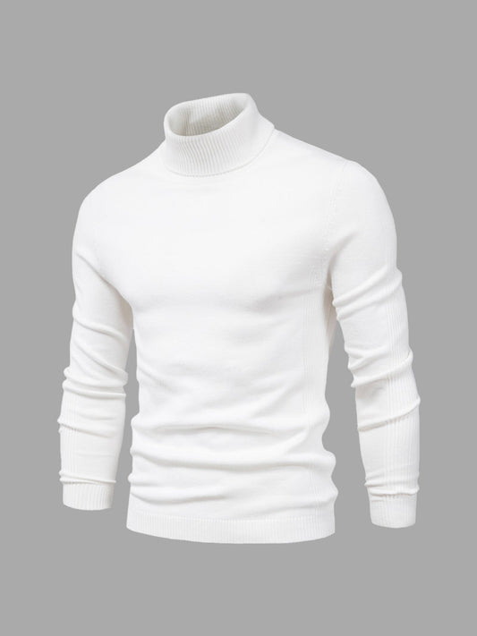 Maglione Uomo Collo Alto Morbido Vestibilità Regolare - Brentozzi