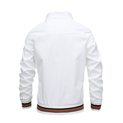 Giacca Bomber Uomo Stile Classico Vestibilità Regular