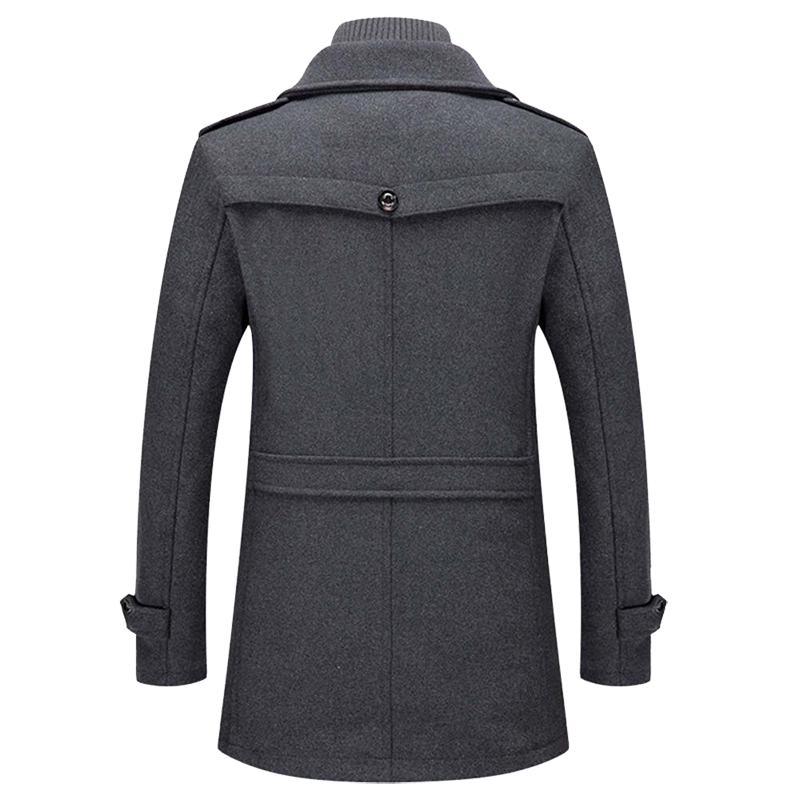 Cappotto Uomo Leggero Caldo Stile Classico