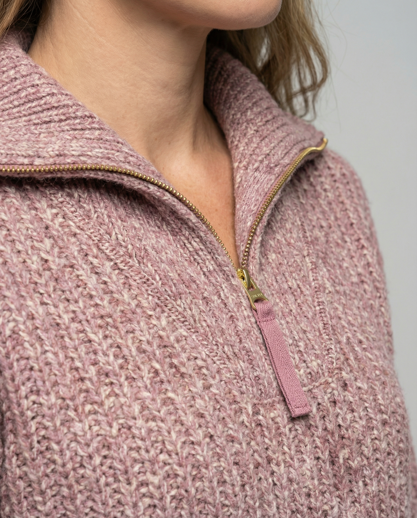 Maglione Donna con Zip Frontale