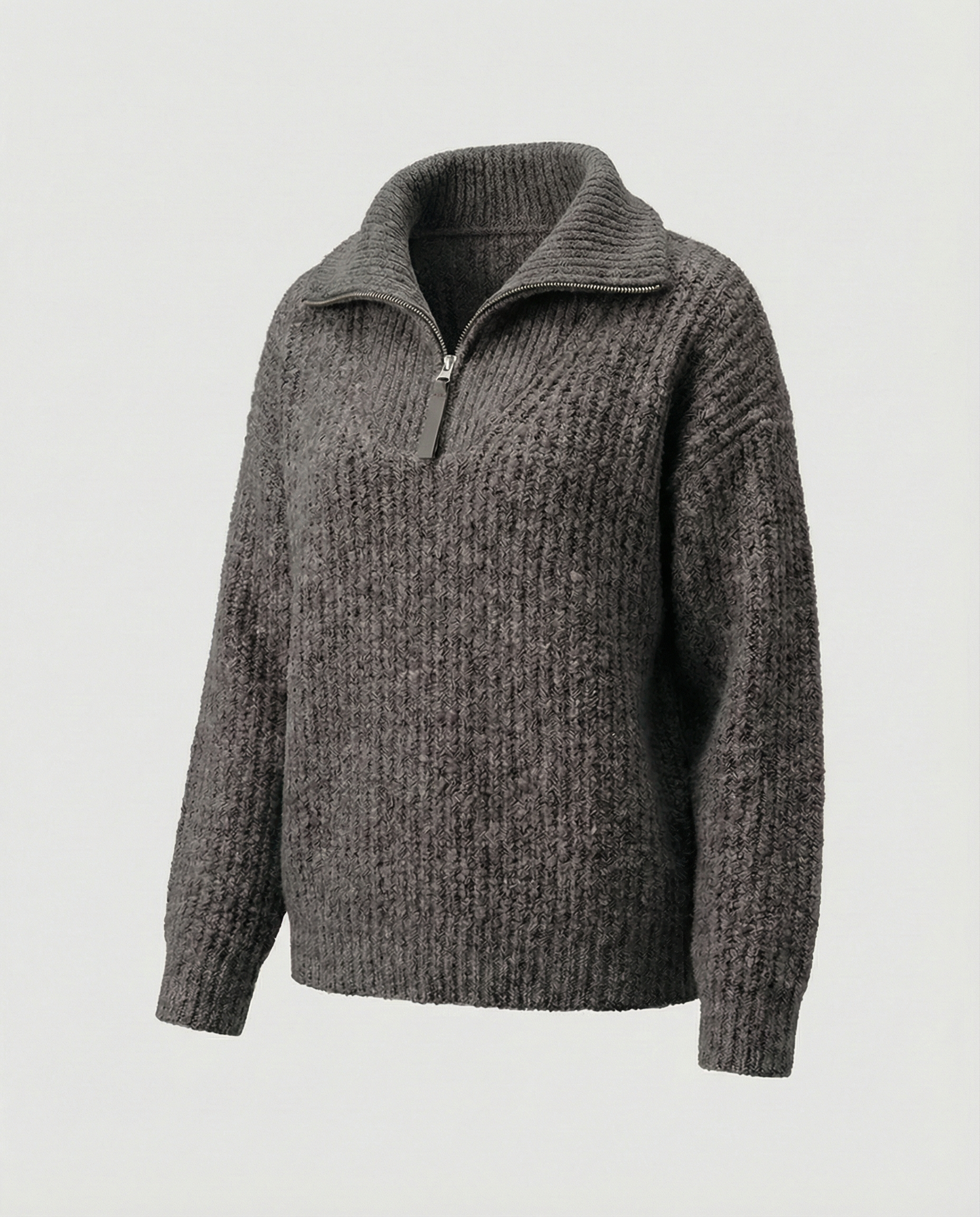 Maglione Donna con Zip Frontale