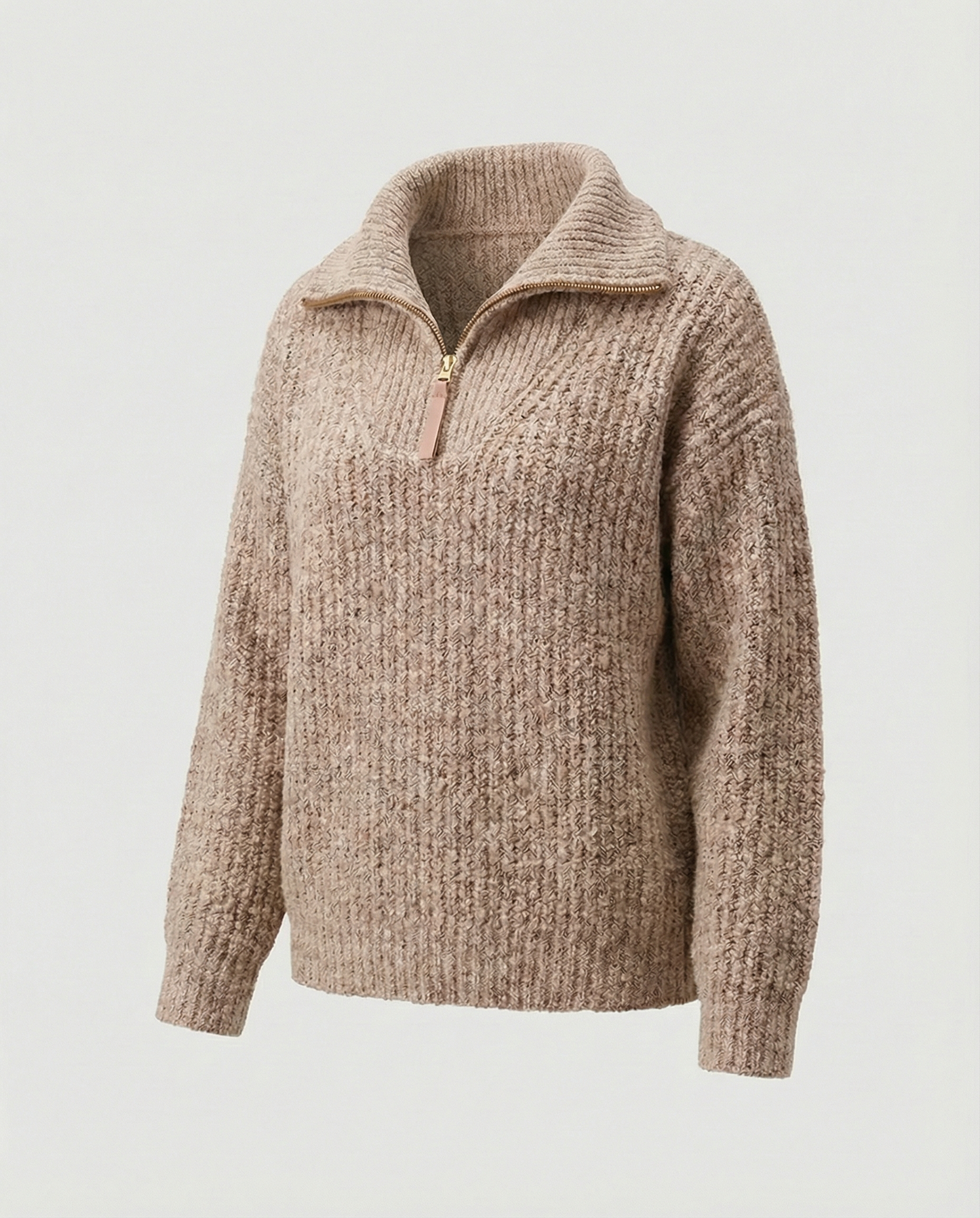 Maglione Donna con Zip Frontale