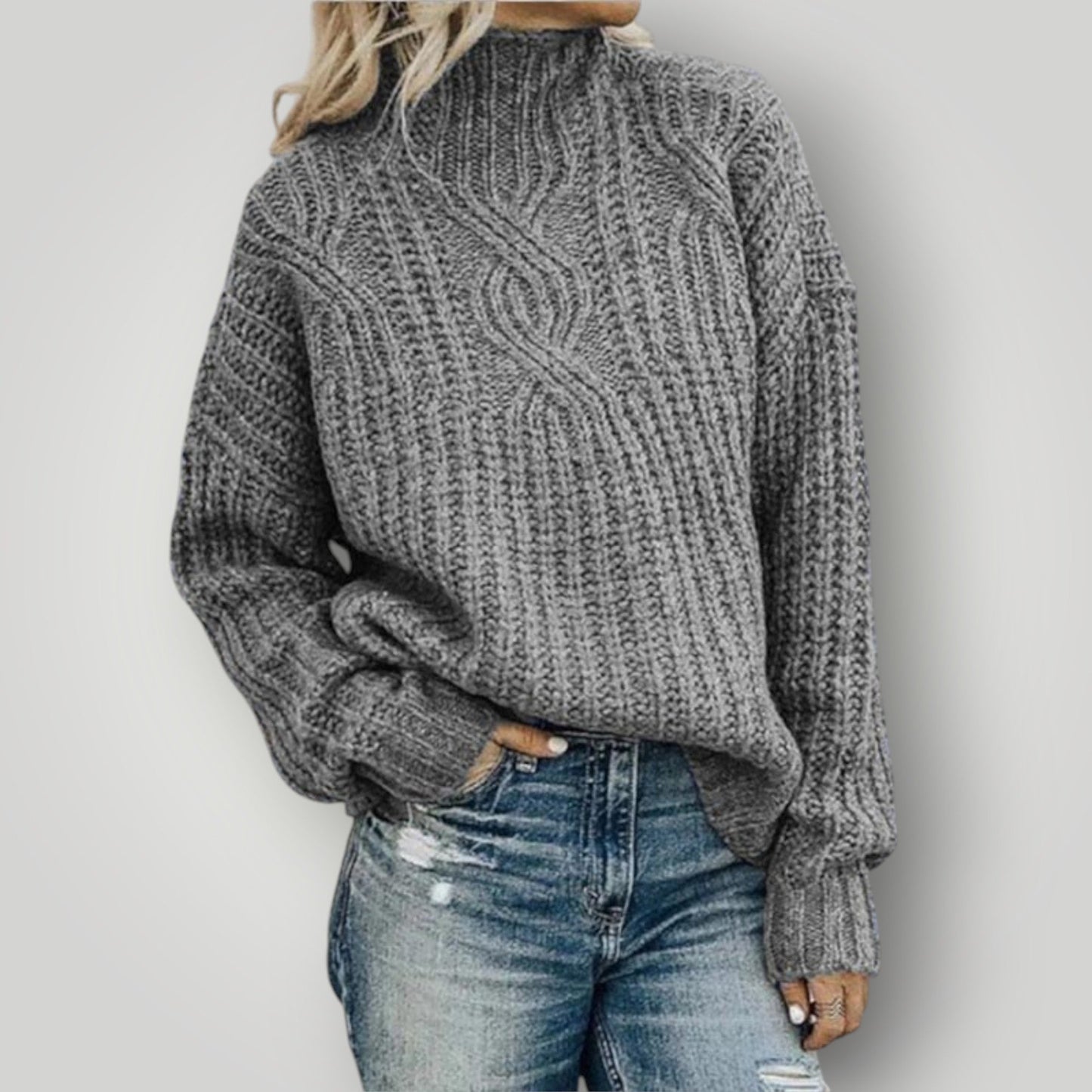 Maglione Donna in Maglia Caldo Stile Moderno Invernale