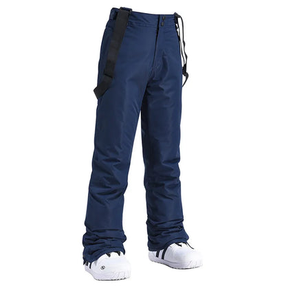Pantaloni Sci Unisex con Bretelle Invernali Impermeabili
