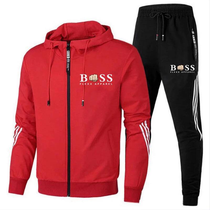 Tuta Jogging Uomo Tessuto Tecnico Stile Sportivo