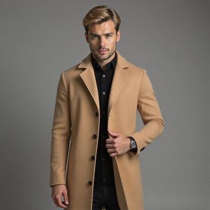Cappotto Uomo Invernale Classico Slim Fit