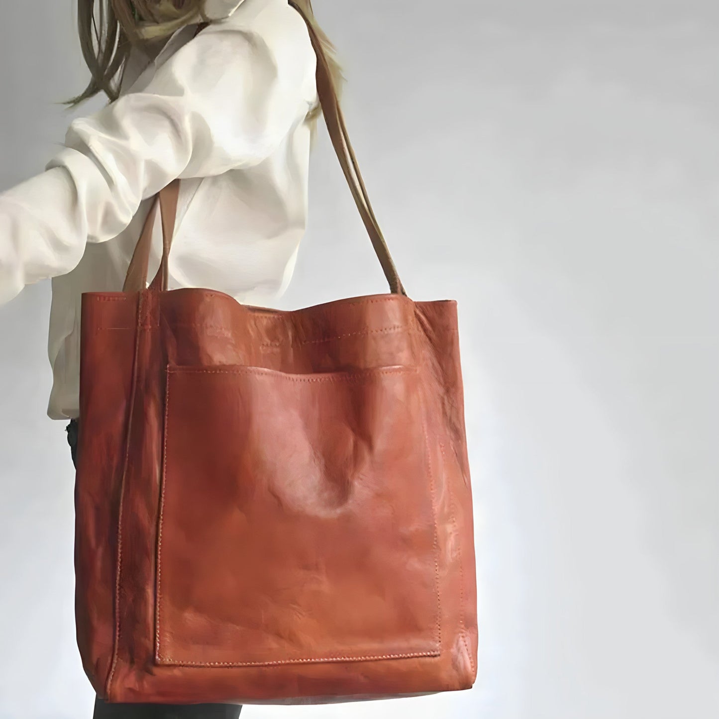 Borsa Donna Artigianale Grande Pelle