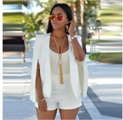 Blazer Donna Cape Aperto Manica Lunga