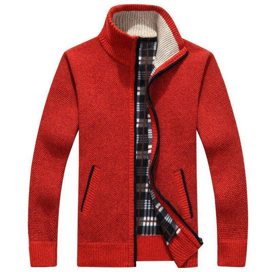 Cardigan Uomo Corto con Zip - Brentozzi