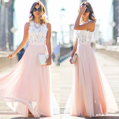 Abito Maxi Donna Girocollo