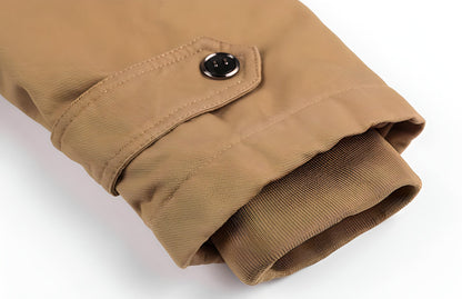Giacca Uomo con Tasche Multiple e Fodera Calda