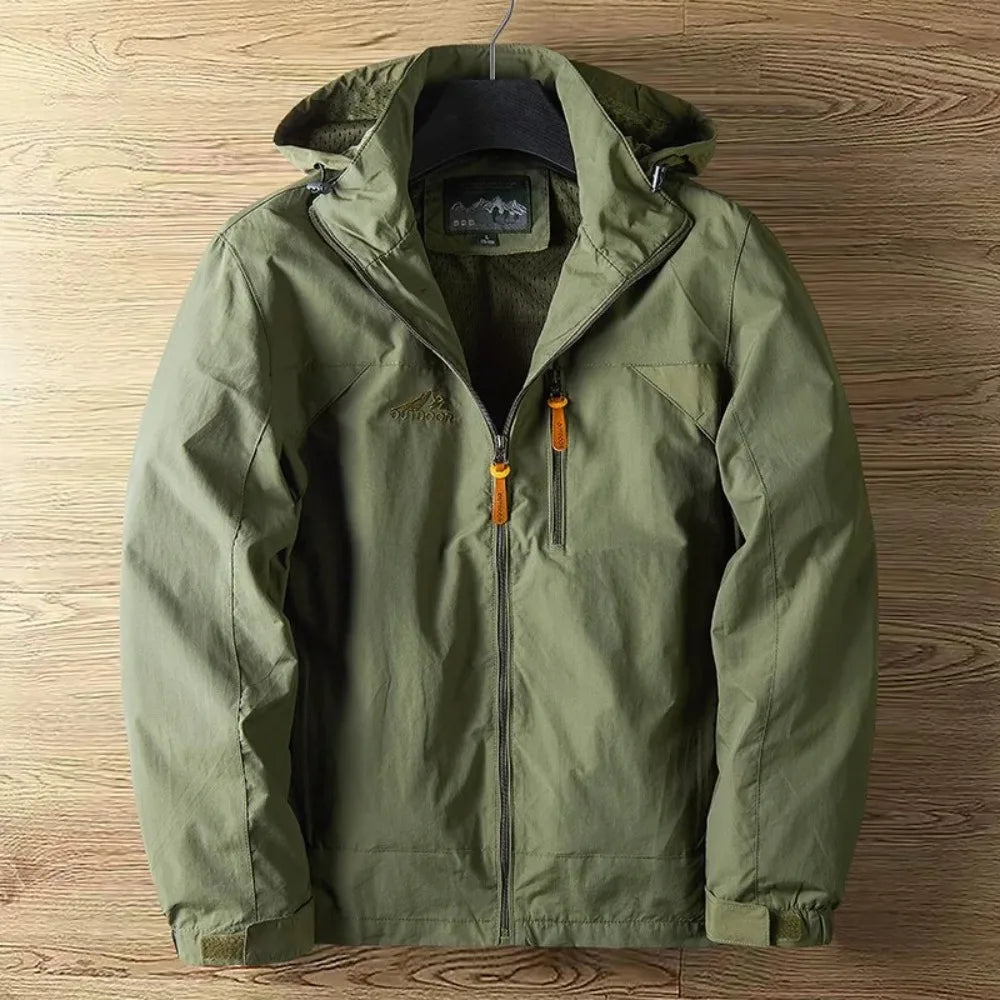 Giacca Uomo Outdoor Impermeabile Traspirante Antivento Funzionale
