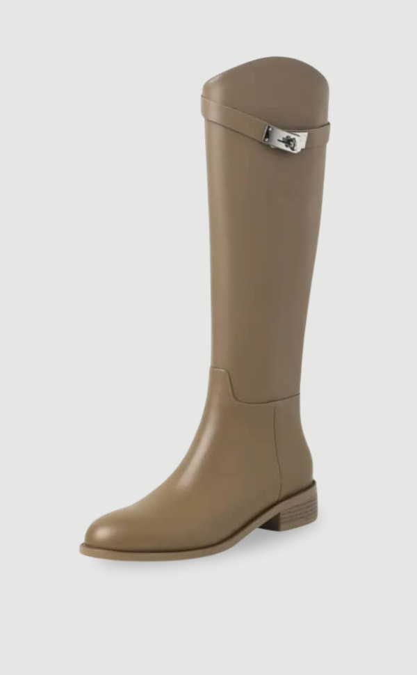 Stivali Donna Eleganti in Pelle Morbida Slim Fit