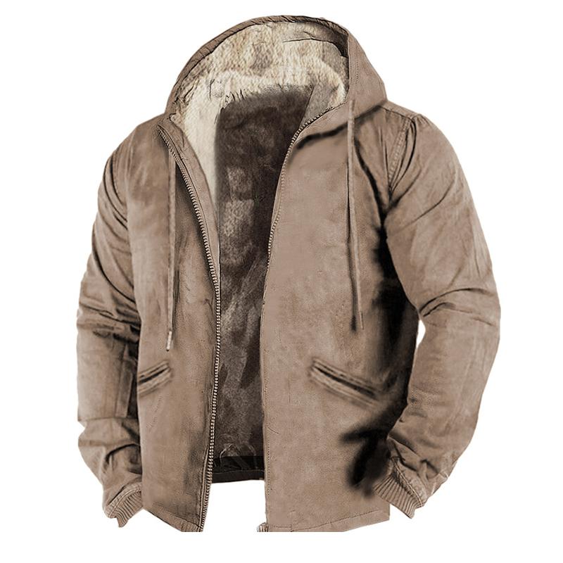 Giacca Uomo con Fodera Sherpa Calda e Confortevole Invernale - Brentozzi