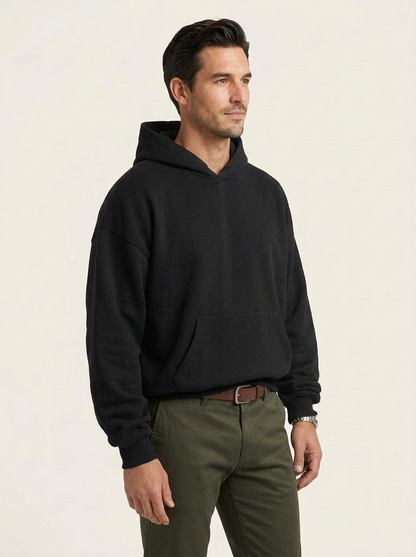 Havor | Felpa Uomo Con Cappuccio Pullover Manica Lunga Tasca Marsupio 1