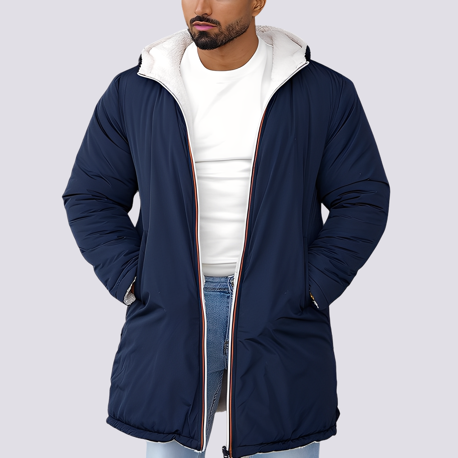 Havro | Giacca Reversibile con Cappuccio