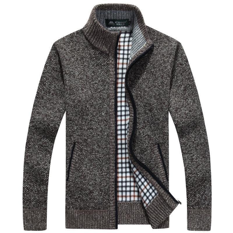 Cardigan Uomo Corto con Zip
